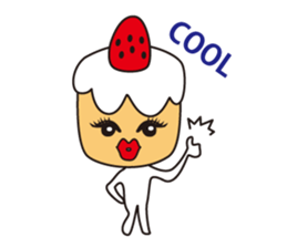 Candy and cake and garlic sticker #1814503