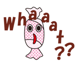 Candy and cake and garlic sticker #1814513