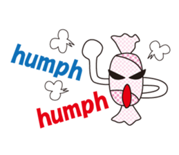 Candy and cake and garlic sticker #1814517