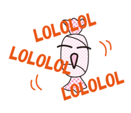 Candy and cake and garlic sticker #1814519