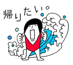 A leotard girl sticker #1814566