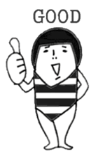 A leotard girl sticker #1814586