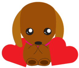 Miniature dachshund sticker #1814762
