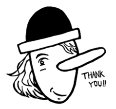 People of nose length group sticker #1814804