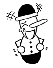 People of nose length group sticker #1814810