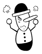 People of nose length group sticker #1814814