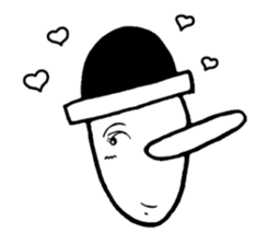 People of nose length group sticker #1814819