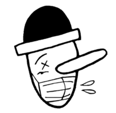 People of nose length group sticker #1814833