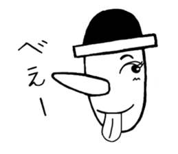 People of nose length group sticker #1814840