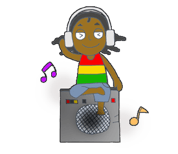 Reggae life sticker #1814843