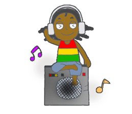 Reggae life sticker #1814843