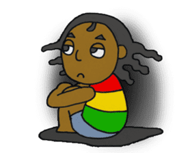 Reggae life sticker #1814865