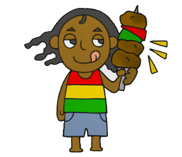 Reggae life sticker #1814870