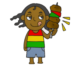Reggae life sticker #1814870