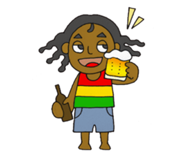 Reggae life sticker #1814878