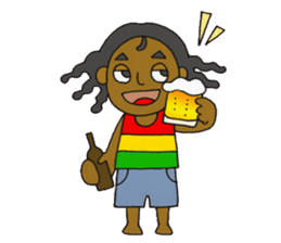 Reggae life sticker #1814878