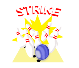 Bowling sticker sticker #1815482
