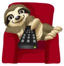 Matty the Sloth: Hanging Out sticker #1815809