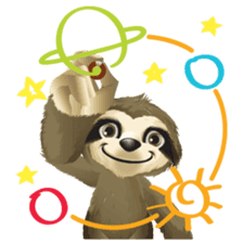 Matty the Sloth: Hanging Out sticker #1815825