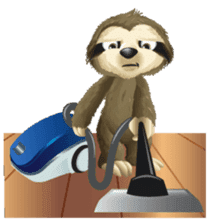 Matty the Sloth: Hanging Out sticker #1815839