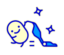 Smile Blue Sticker sticker #1816008