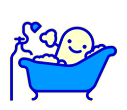 Smile Blue Sticker sticker #1816011