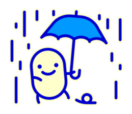 Smile Blue Sticker sticker #1816016