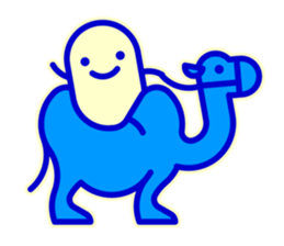 Smile Blue Sticker sticker #1816018