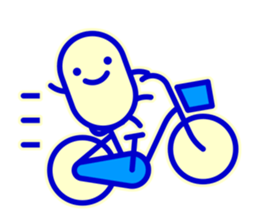 Smile Blue Sticker sticker #1816023