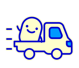 Smile Blue Sticker sticker #1816026