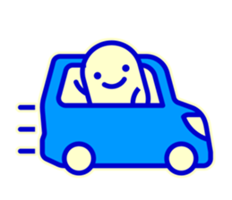 Smile Blue Sticker sticker #1816028