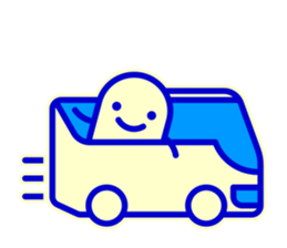 Smile Blue Sticker sticker #1816029