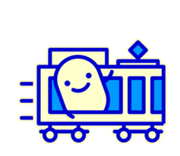 Smile Blue Sticker sticker #1816030