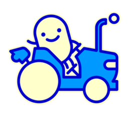 Smile Blue Sticker sticker #1816031