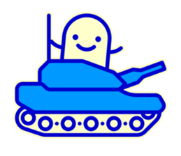 Smile Blue Sticker sticker #1816032