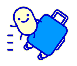 Smile Blue Sticker sticker #1816033