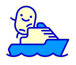 Smile Blue Sticker sticker #1816035