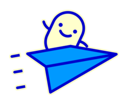 Smile Blue Sticker sticker #1816037