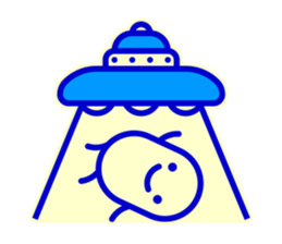 Smile Blue Sticker sticker #1816039