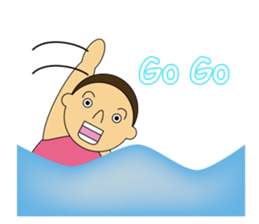 The synchronized swimmer sticker #1817123