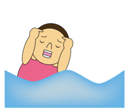 The synchronized swimmer sticker #1817124