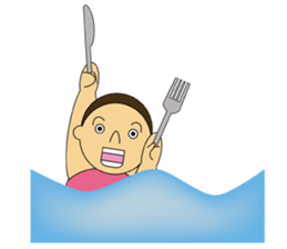 The synchronized swimmer sticker #1817125