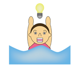 The synchronized swimmer sticker #1817128