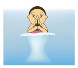 The synchronized swimmer sticker #1817137