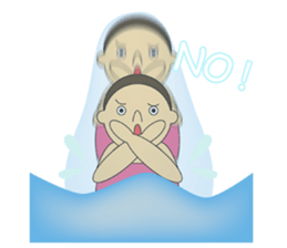 The synchronized swimmer sticker #1817142