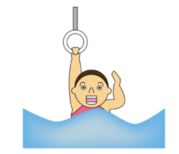 The synchronized swimmer sticker #1817144