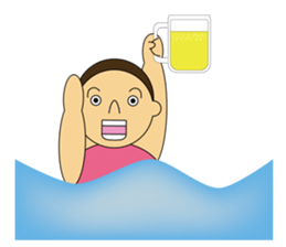 The synchronized swimmer sticker #1817145