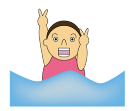 The synchronized swimmer sticker #1817146