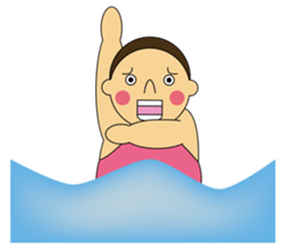 The synchronized swimmer sticker #1817153