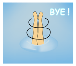 The synchronized swimmer sticker #1817154